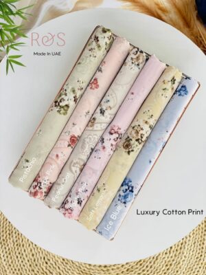 LUXURY COTTON PRINTED HIJAB SHAWL