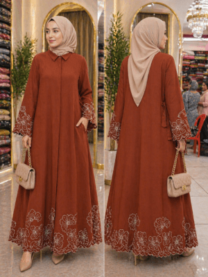 MODESTY GOWN WITH PAKISTANI SLEEVE