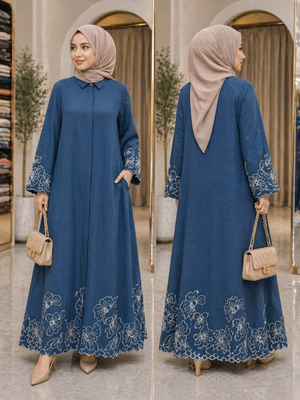MODESTY GOWN WITH PAKISTANI SLEEVE