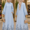 MODESTY GOWN WITH PAKISTANI SLEEVE