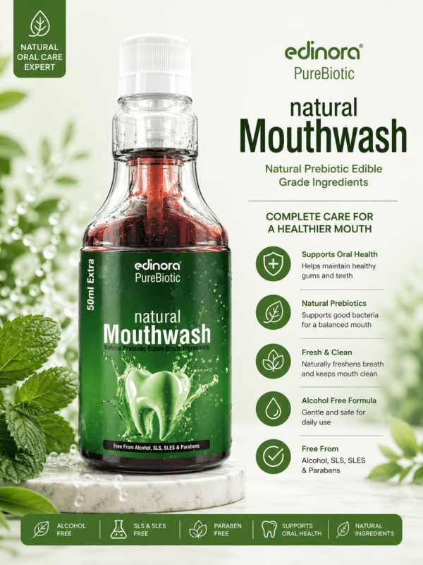 EDINORA NATURAL MOUTH WASH